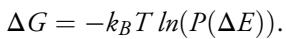 Transforming probability distributions into free energy curves.